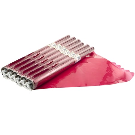 Hygloss Products Cello-Wrap Roll, Red, 20in x 12.5ft, PK6 71502